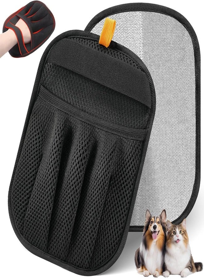 ZTOCOZ Pet Hair Removal Glove for Cats & Dogs, Upgraded Five-Finger Electrostatic Pet Hair Gloves, Reusable Magic Brush Pet Hair Remover Tool for Laundry, Couch, Carpet, Car Seat - Image 1